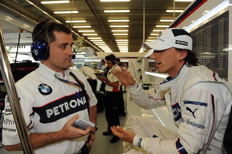 Grand Prix Belgii 2009: dwie gwiazdy wyścigu - Raikkonen i Fisichella (fotogaleria)