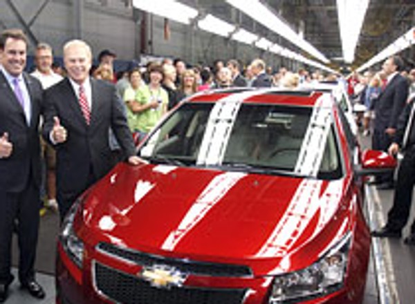Chevrolet Cruze sedan ma 10 poduszek!
