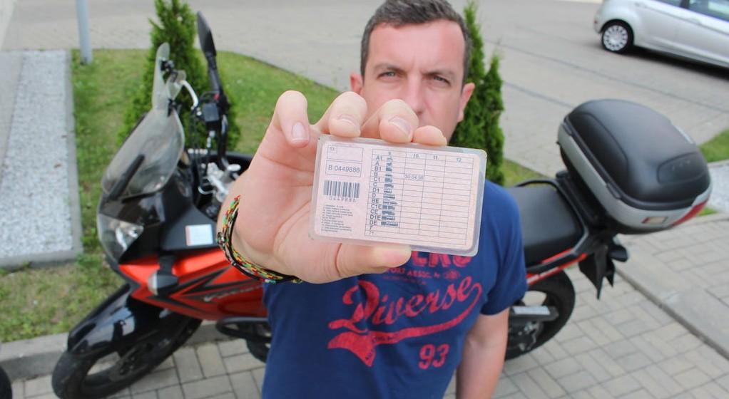 Motocyklem z kategorią B