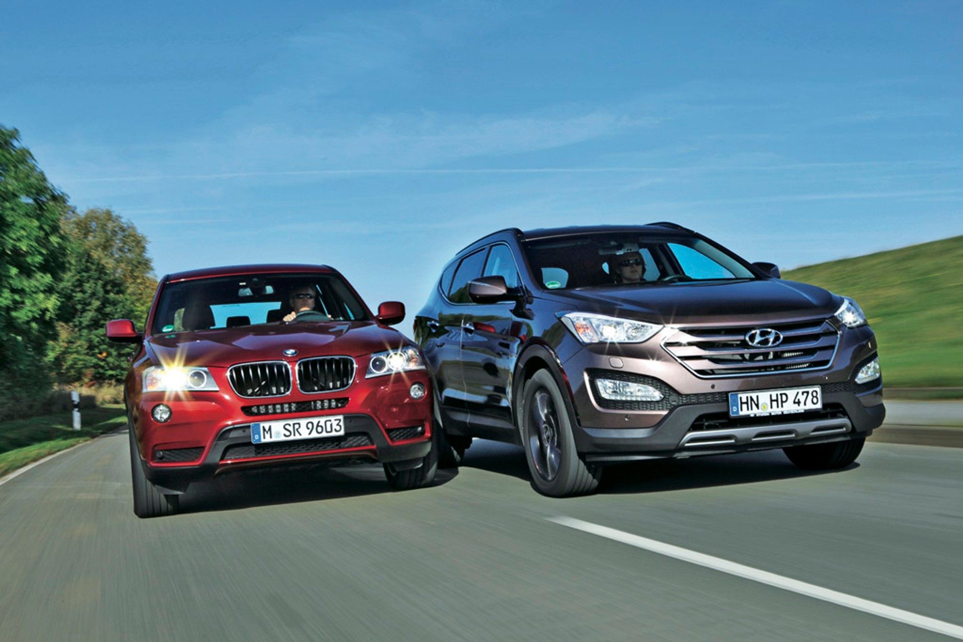 Nowy Hyundai Santa Fe kontra  BMW X3: kierunek luksus