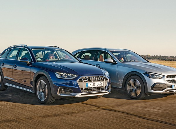 Mercedes klasy C kontra Audi A4 - które uterenowione kombi z dieslem jest lepsze?
