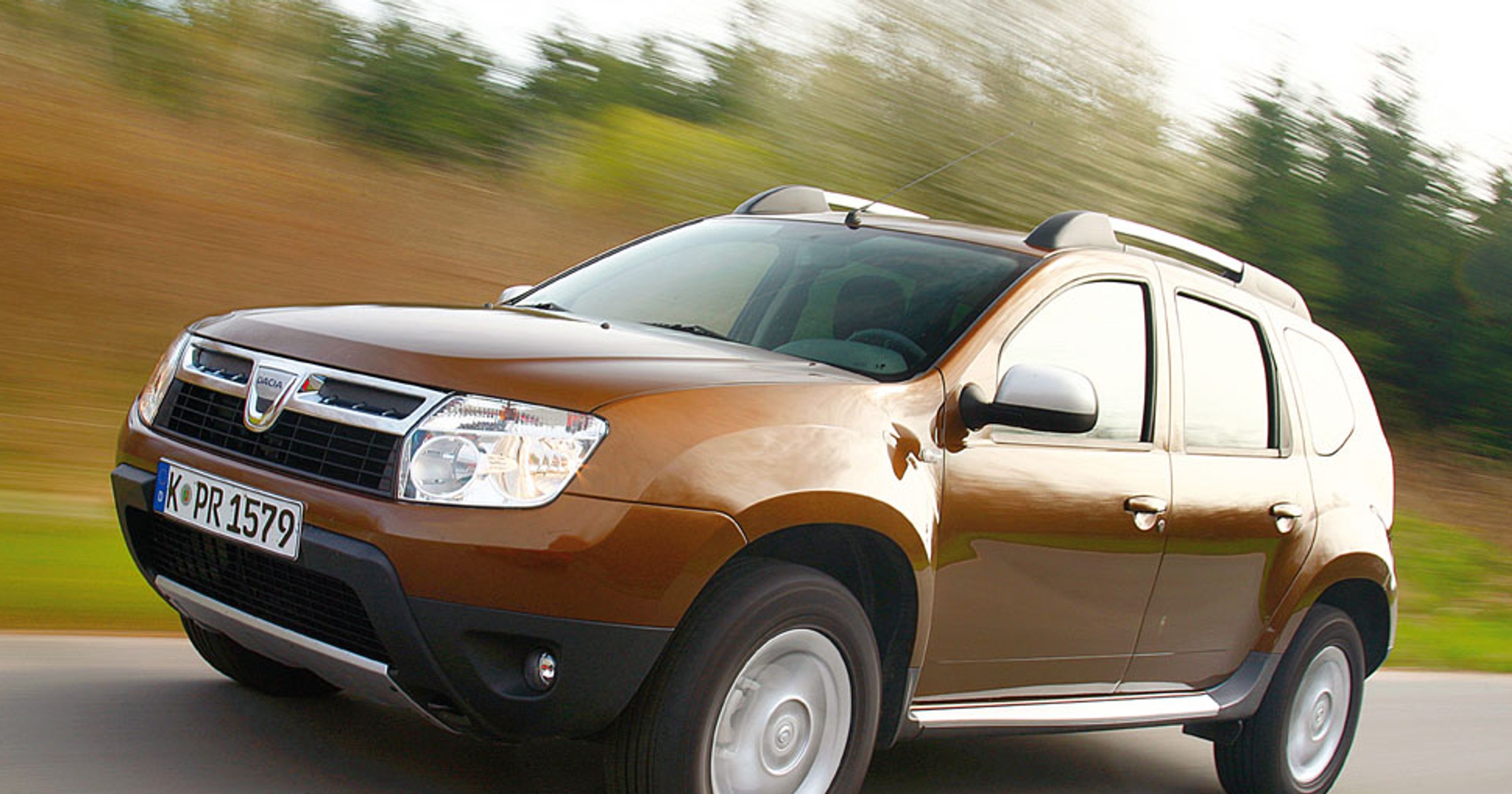 Dacia Duster 1,6 4x2 - Typ mocno trzymający się drogi