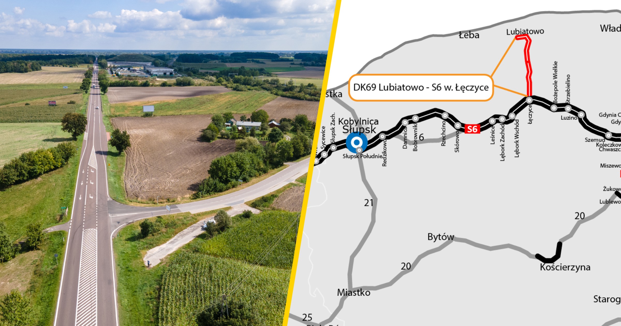 DK69 wraca na drogową mapę Polski - połączy S6 z elektrownią