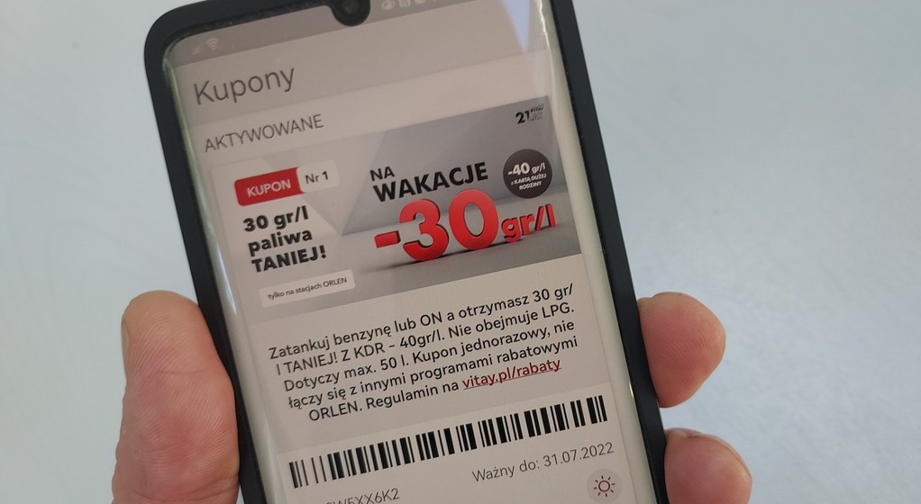 Kupon zniżkowy Orlen