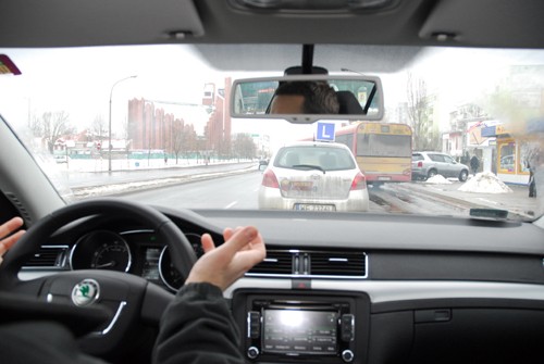 Nauka jazdy - Czyli Uwaga! L-ka na drodze