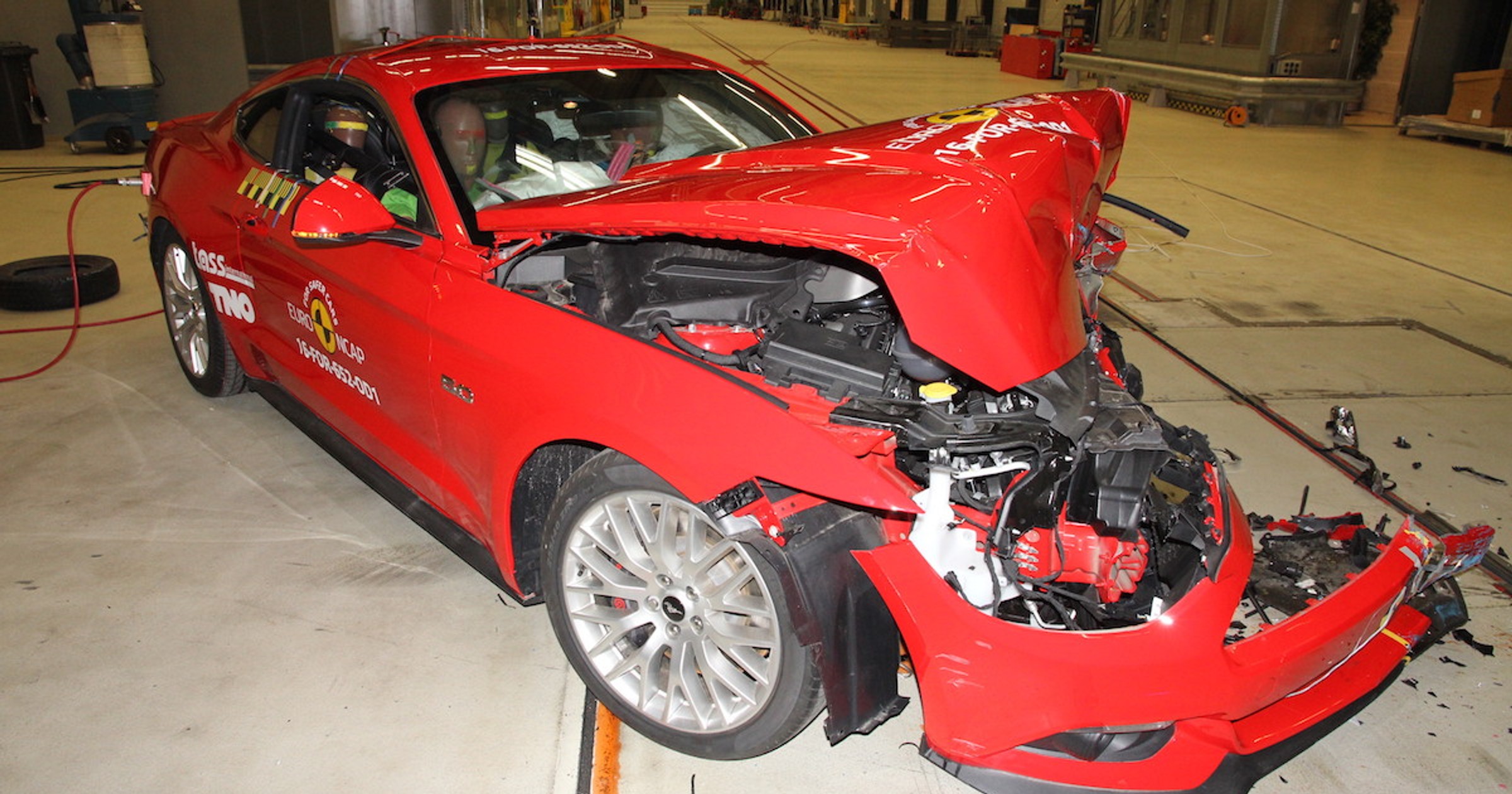 Ford Mustang - testy Euro NCAP