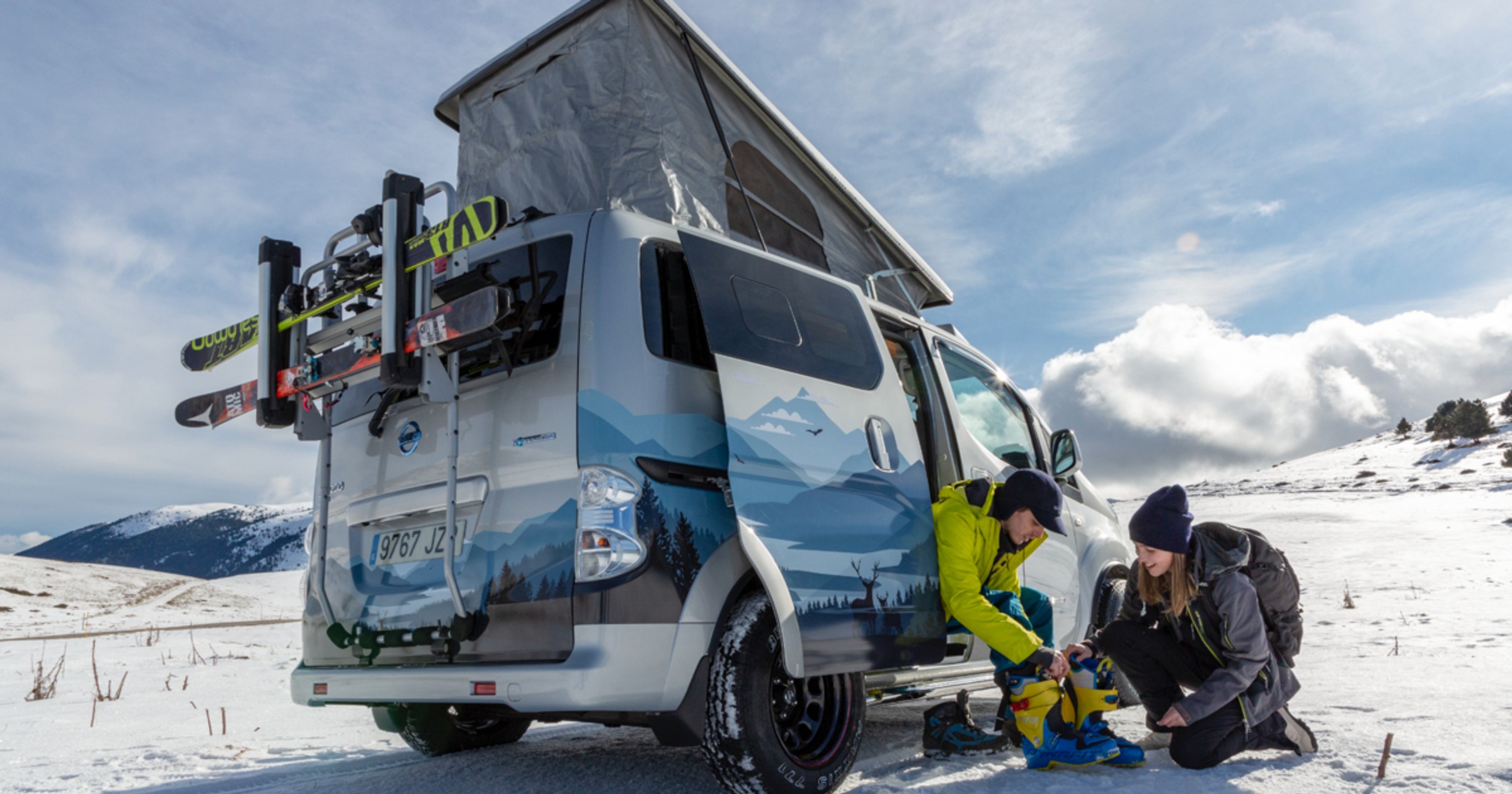 Nissan e-NV200 Winter Camper Concept