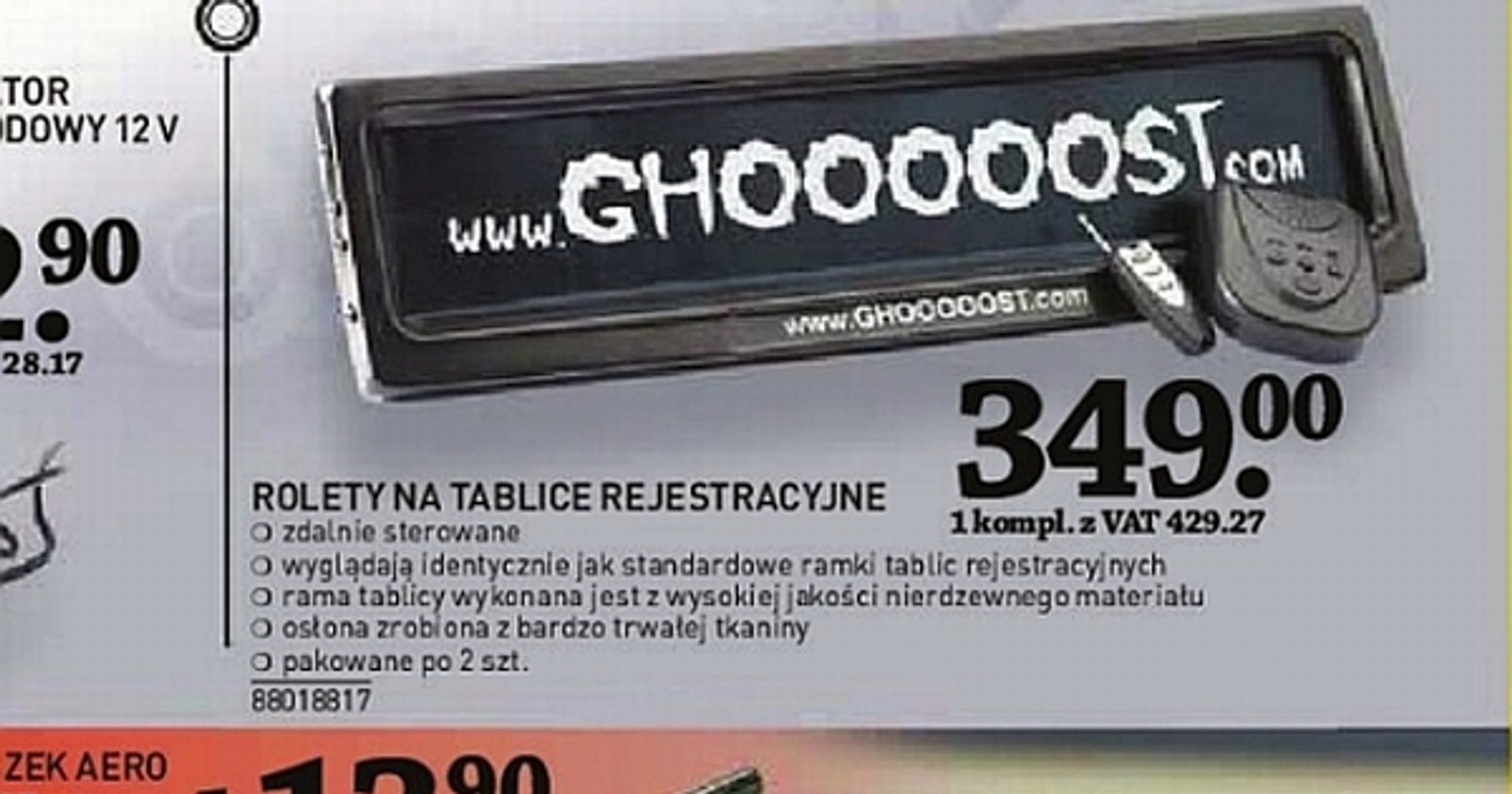 Ramka na tablicę w ofercie sklepu