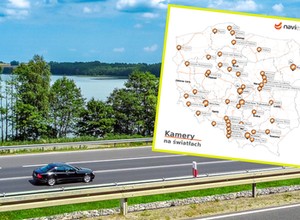 Mamy wielką listę i mapę punktów, gdzie system RL wlepia 15 pkt karnych mandatu. Z automatu
