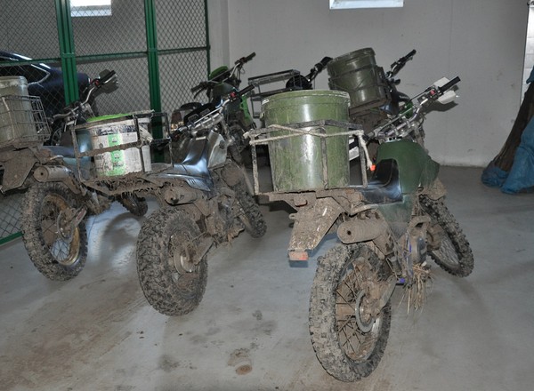 Przemycali papierosy na motocyklach crossowych