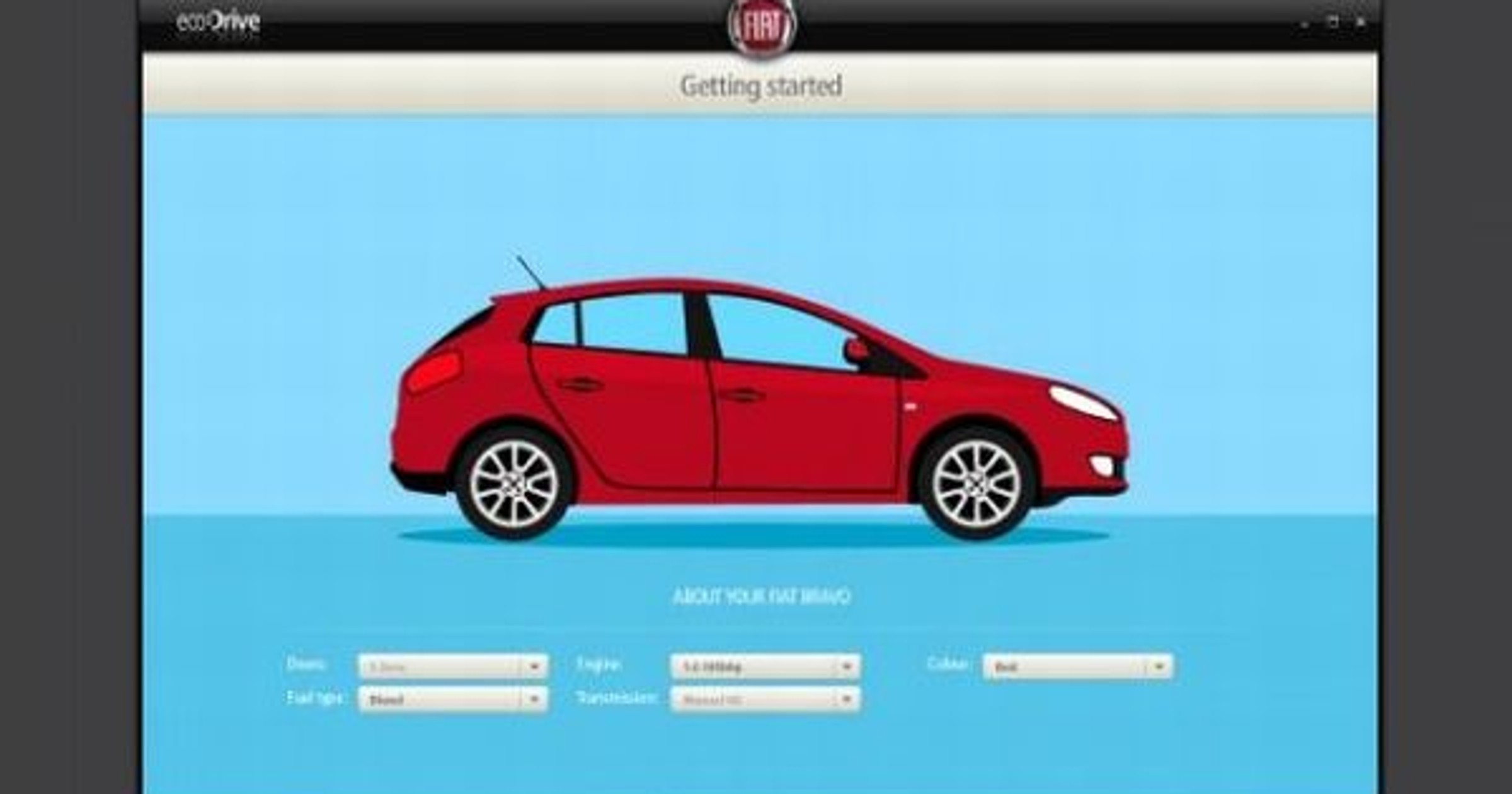 Panel sterowania programu eco:Drive