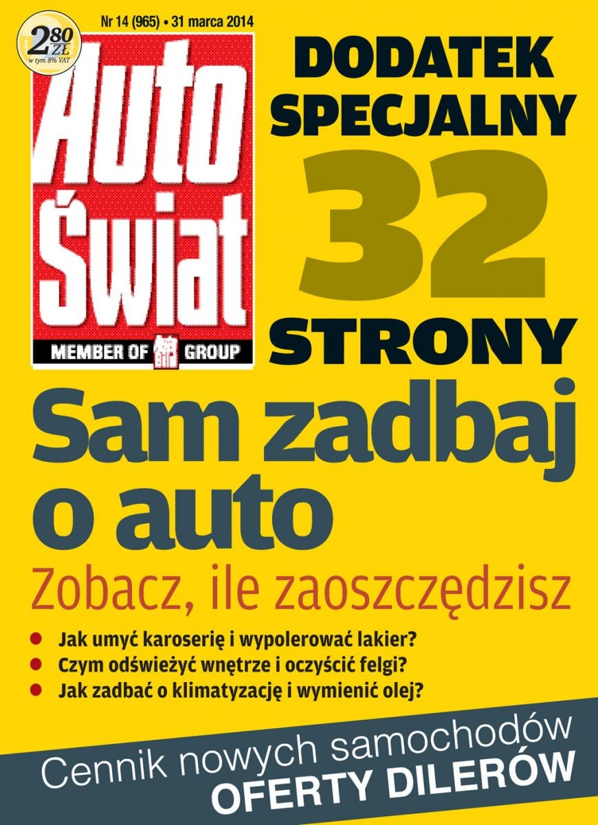 Sam zadbaj o auto! Zobacz, ile zaoszczędzisz