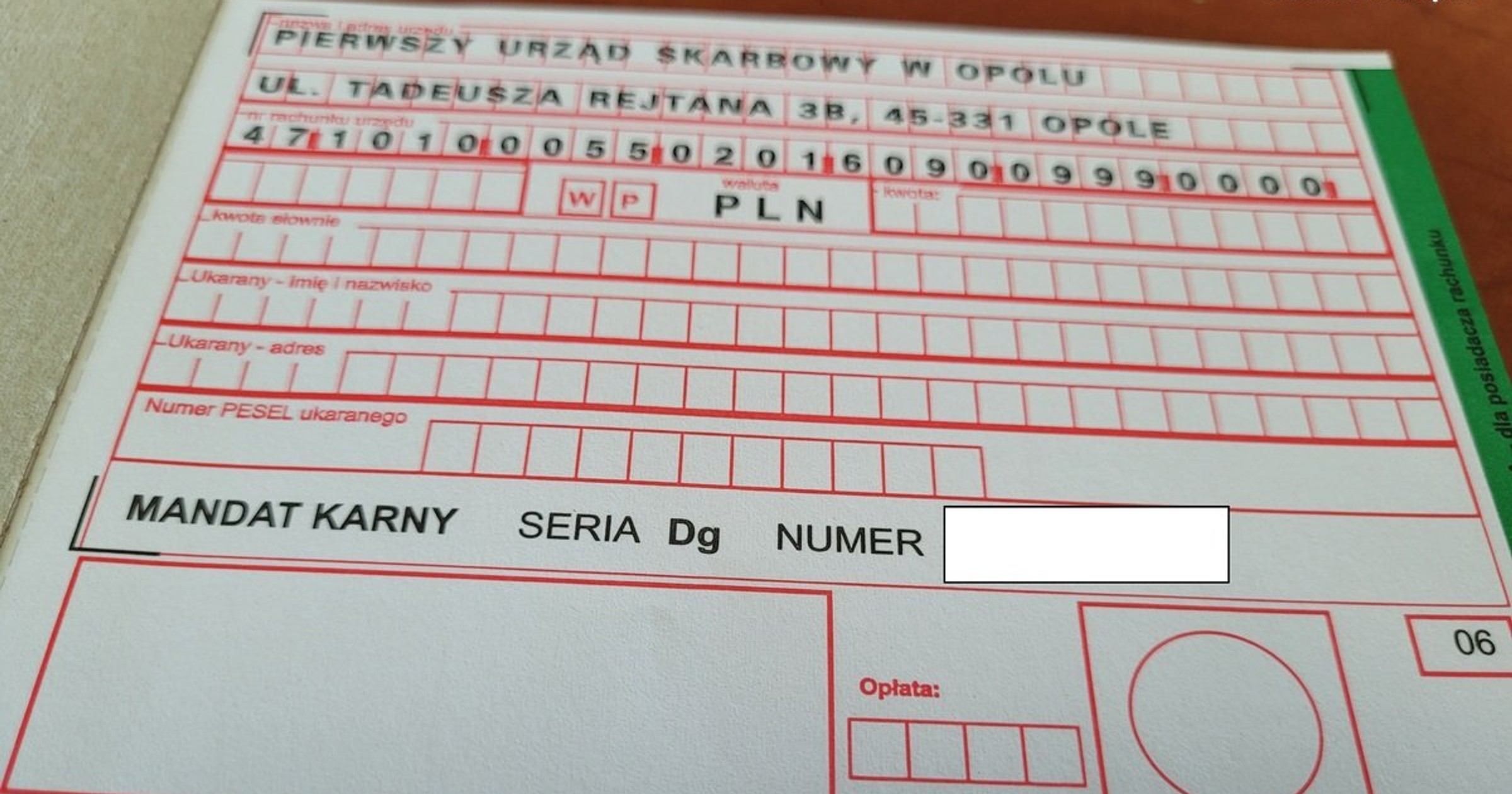 6500 zł za potrącenie na chodniku