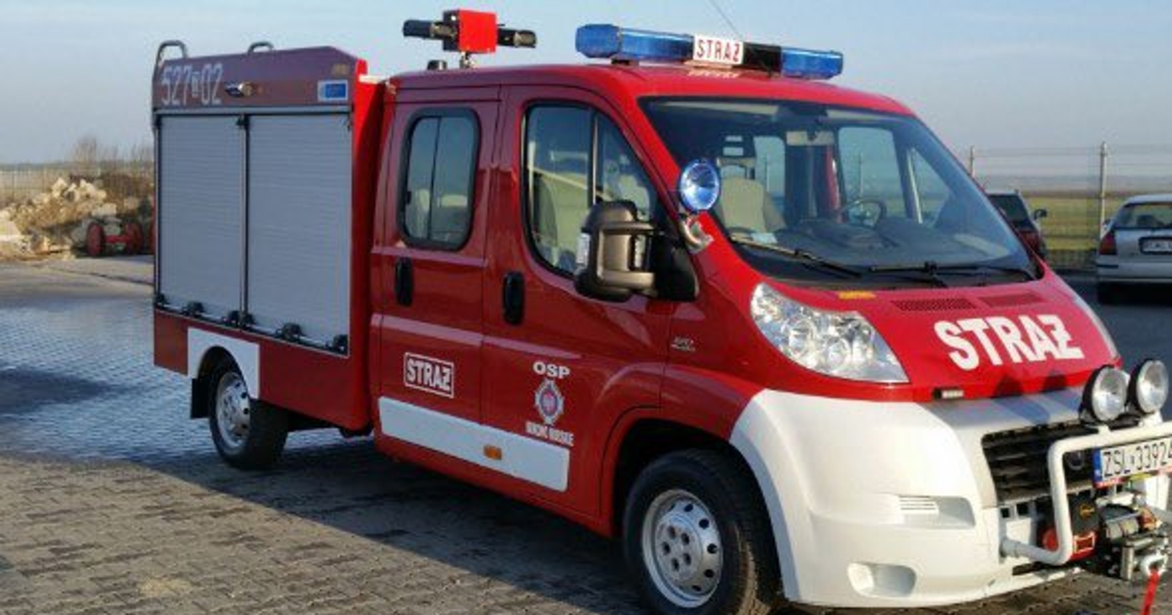 Strażakom z OSP Bukowo Morskie ktoś ukradł pojazd pożarniczy