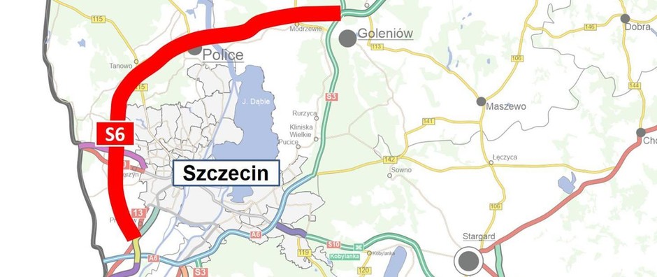 Droga ekspresowa S6 Kołbaskowo — Police stanowiąca fragment Zachodniej Obwodnicy Szczecina