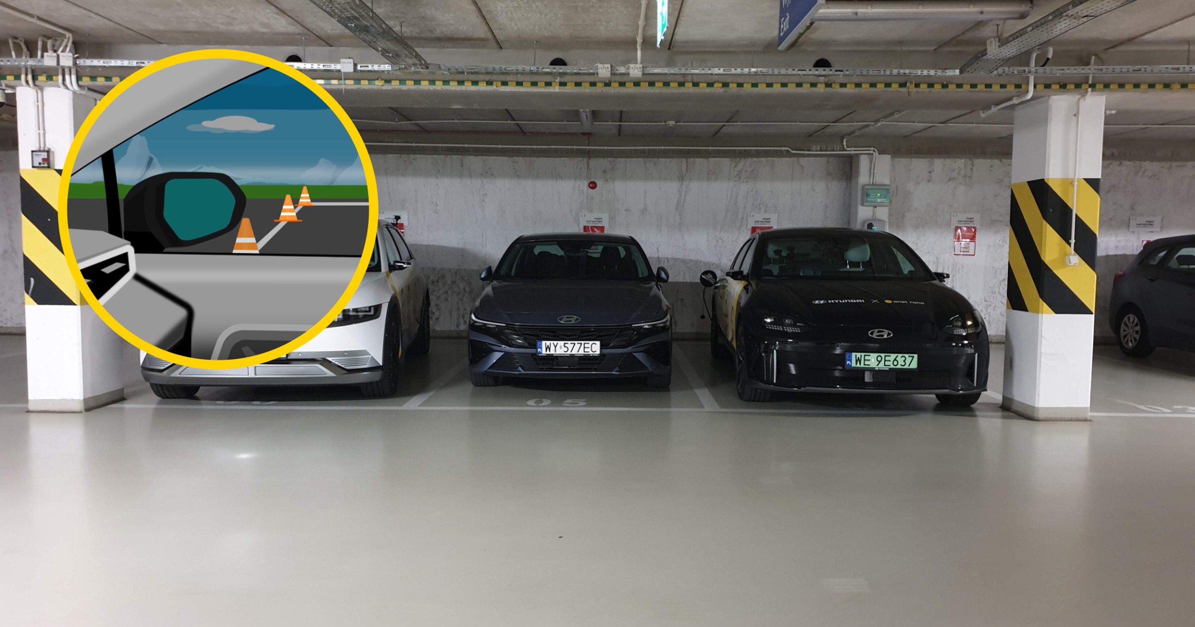 Parkowanie na ciasnym miejscu parkingowym