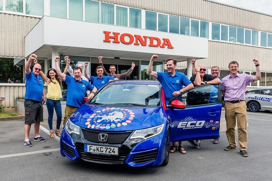 Honda Civic Tourer z rekordem Guinnessa