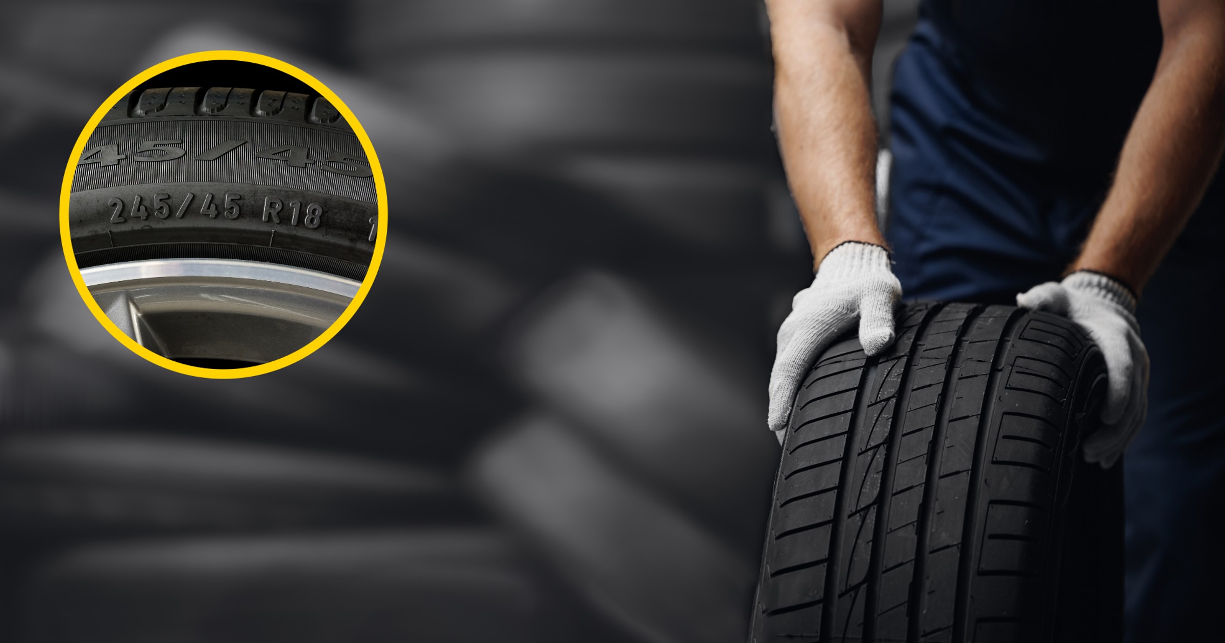 Co oznaczają symbole na boku opony?