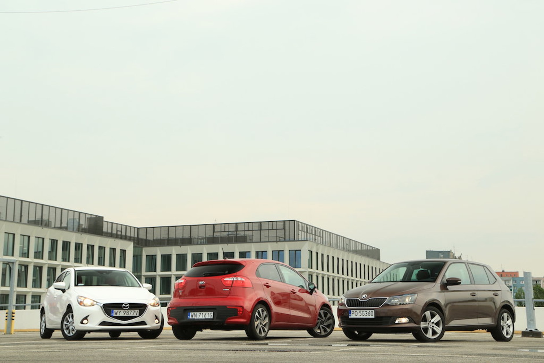 Kia Rio, Mazda 2, Skoda Fabia
