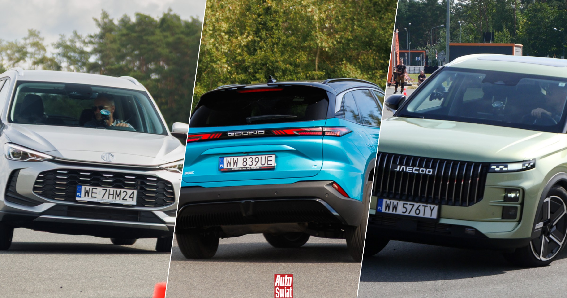 Zabraliśmy na tor cztery chińskie SUV-y. Tylko jeden poradził sobie naprawdę nieźle