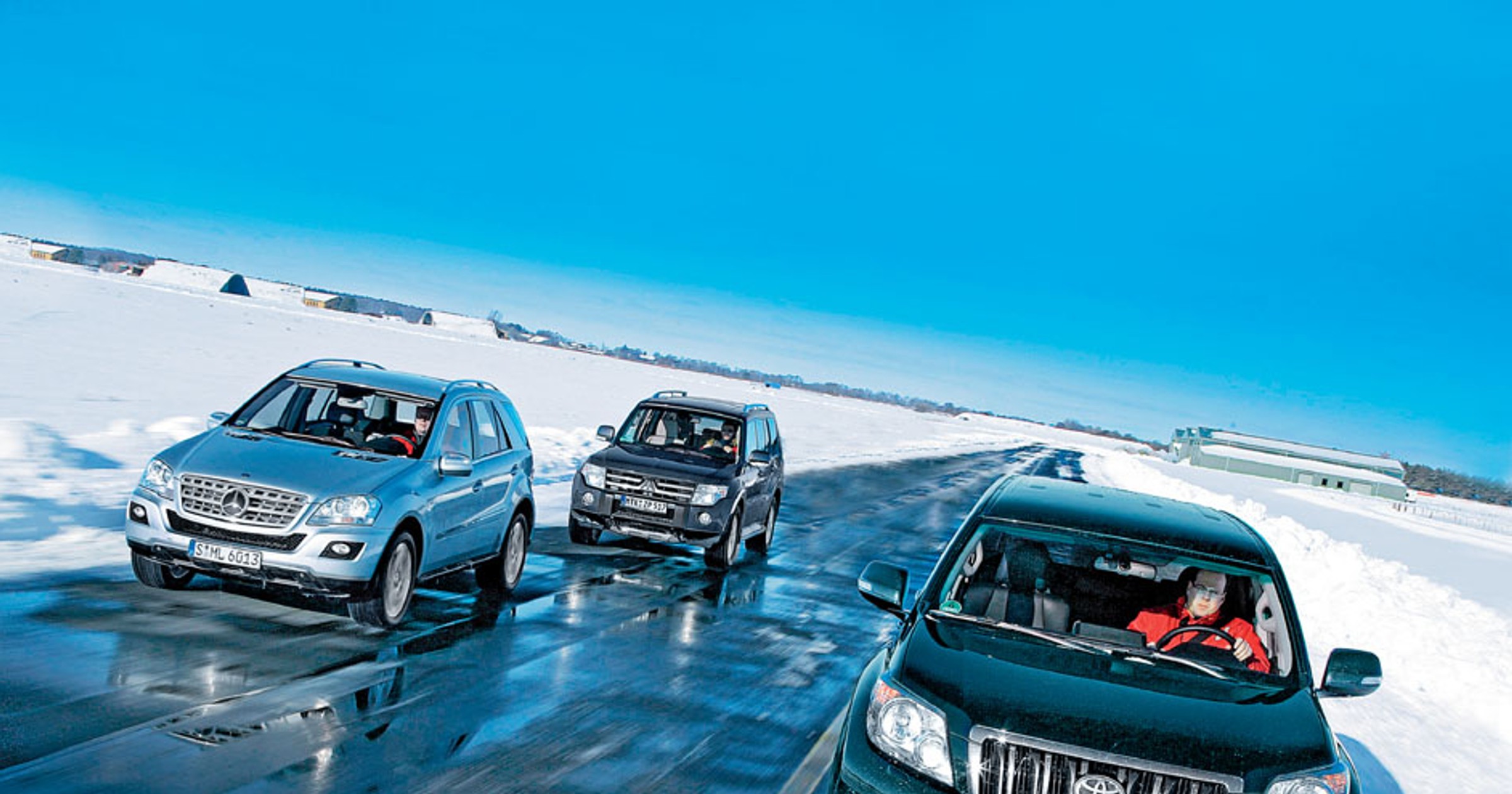 Duży może więcej: Mercedes ML kontra Mitsubishi Pajero i Toyota Land Cruiser