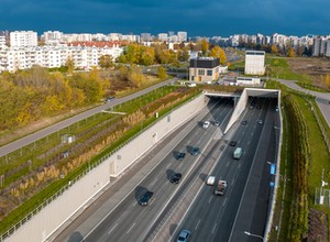 Tunel POW już od roku. Przejechało nim 23 mln pojazdów
