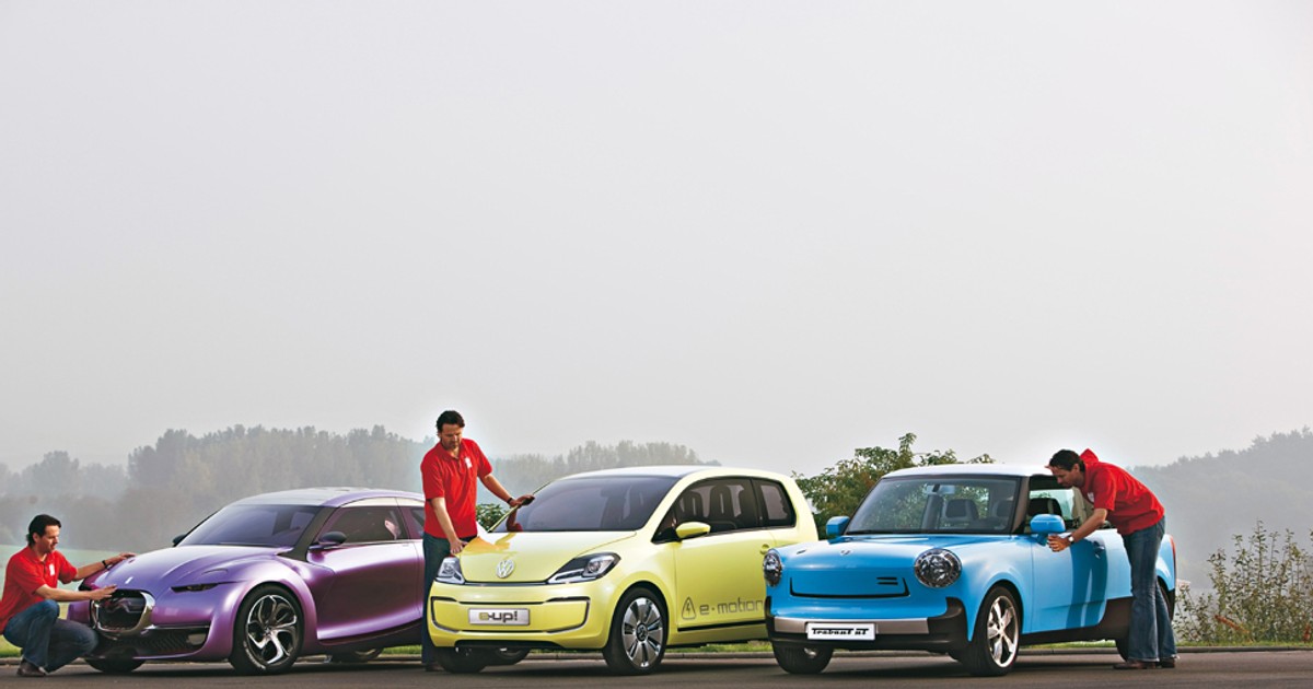 Citroen Revolte, Volkswagen E-Up, Trabant NT - Auta pod napięciem