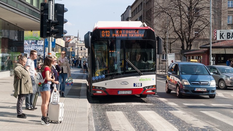 Śląska komunikacja miejska, Katowice, autobus miejski Solaris