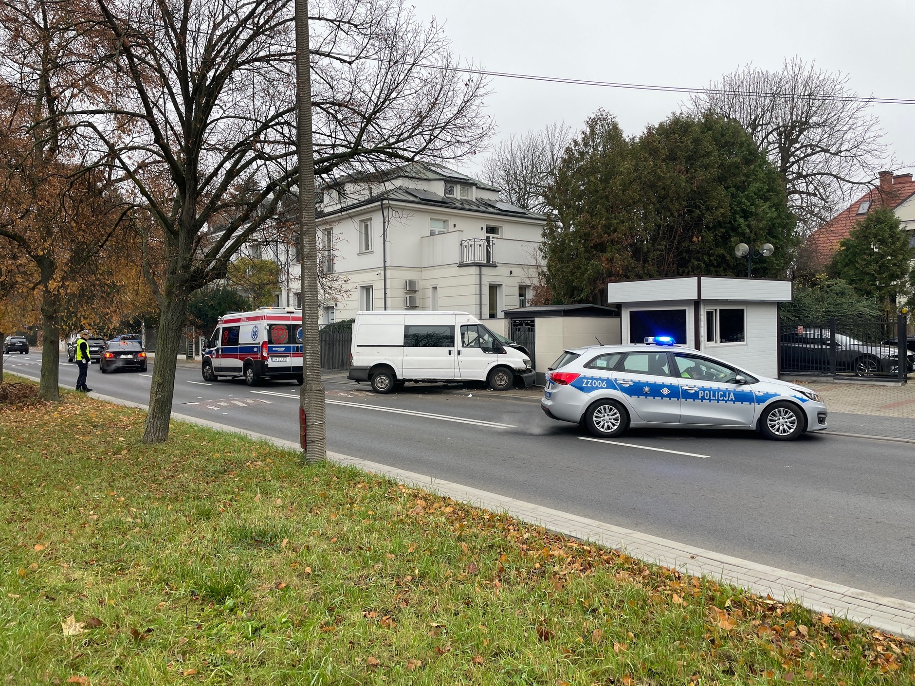 Wypadek na ul. Idzikowskiego w Warszawie (7 listopada 2024 r.)