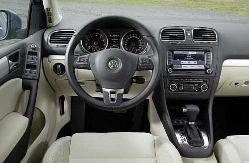 Golf VI - auto ze złotą kierownicą