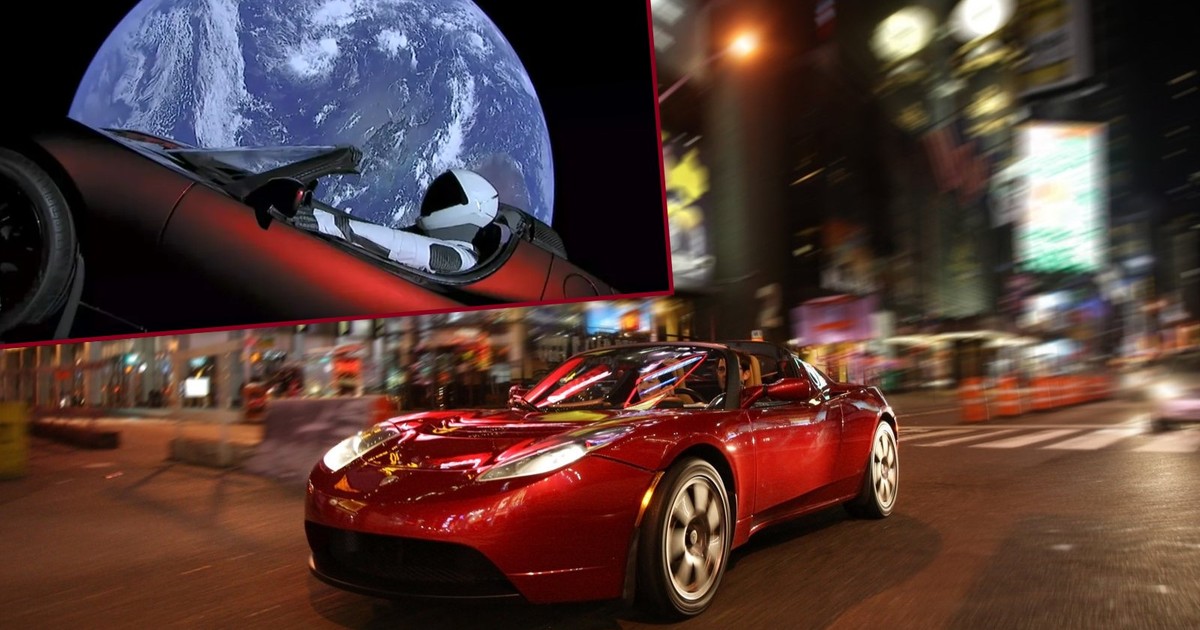 Tesla Roadster wystrzelona w kosmos