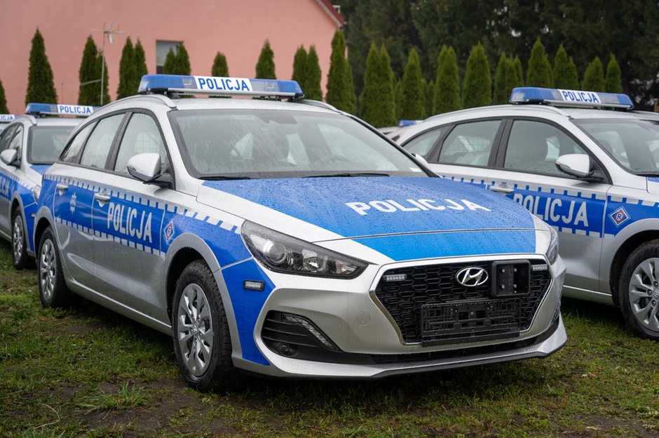 Hyundai'e i30 kombi w polskiej policji