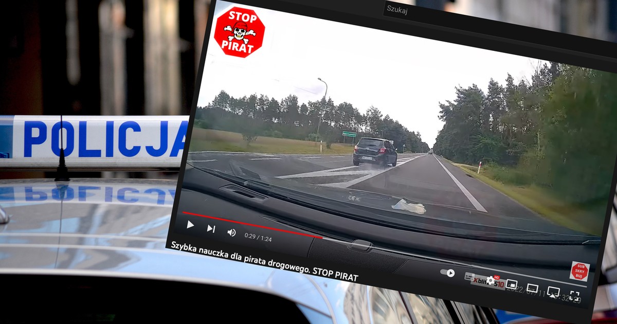 Policja natychmiast zatrzymała pirata drogowego