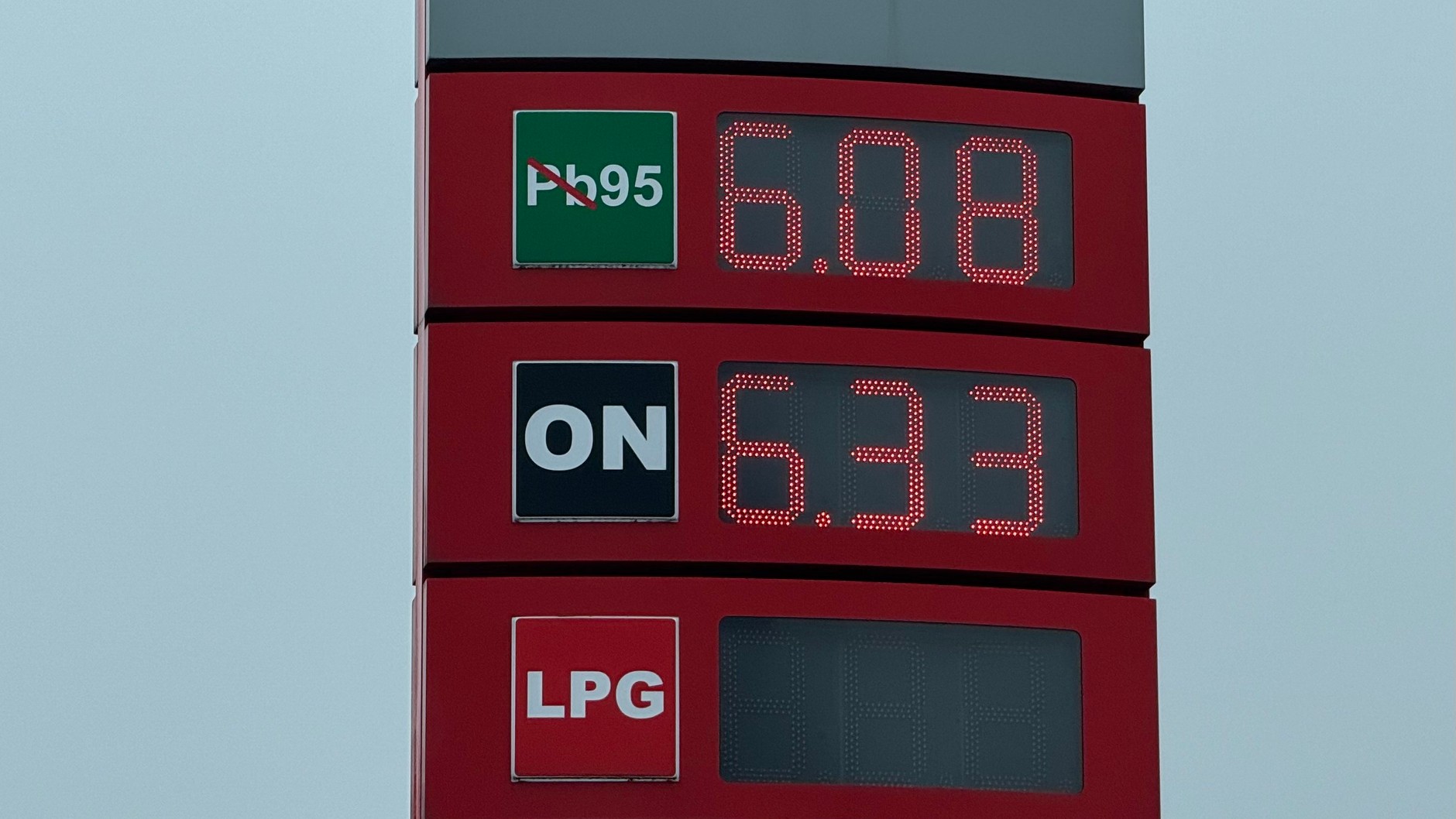 Cena paliwa na stacji supermarketu w dniu 19.01.2025 r.