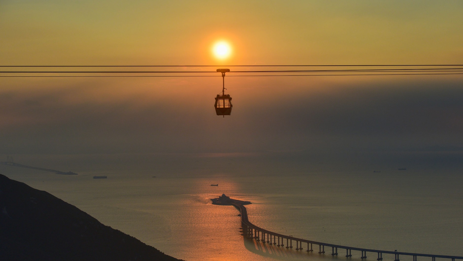 Chiński most Hong Kong - Zhuhai - Macao Bridge (HZMB)