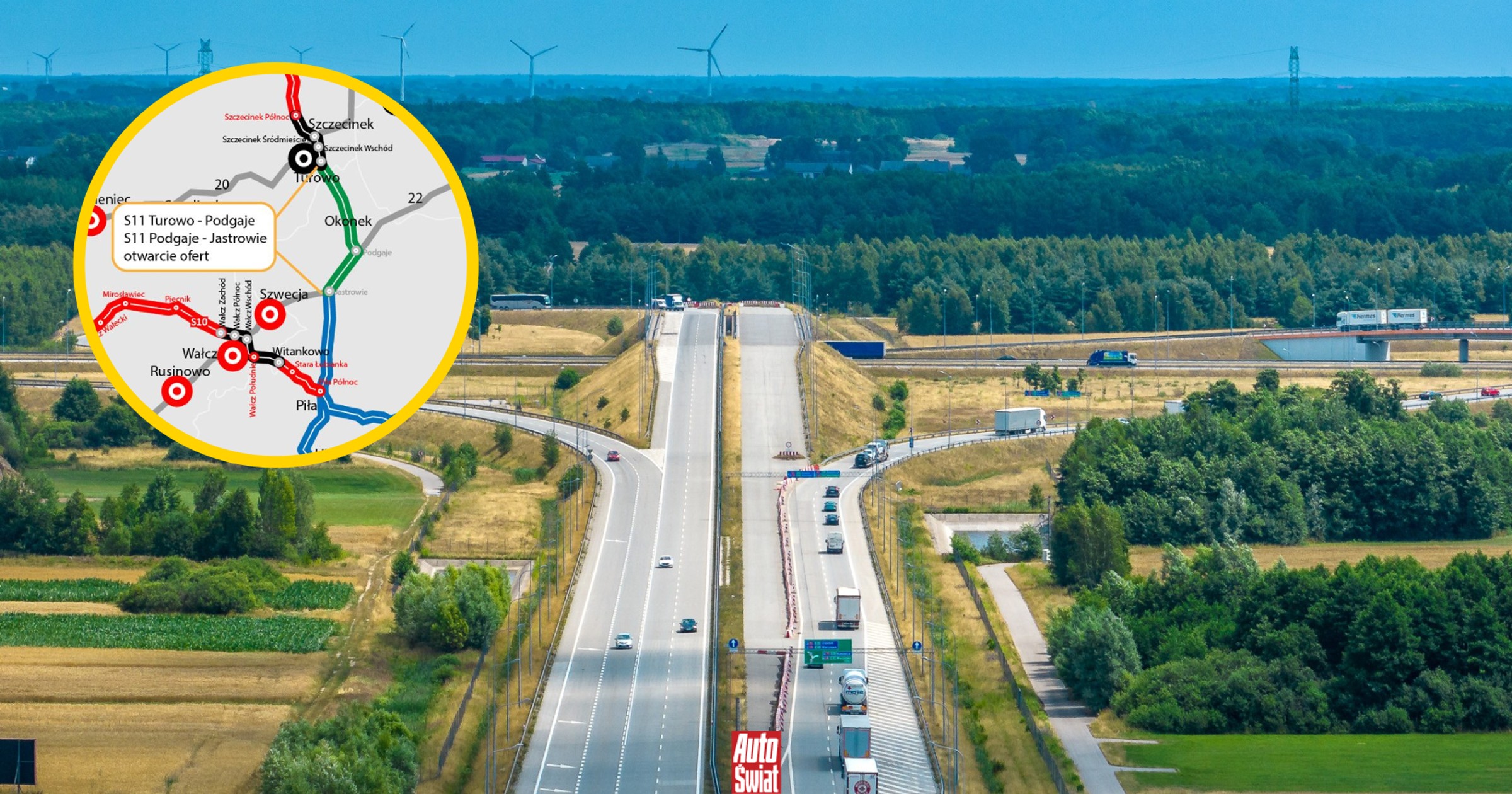 Nowa droga ekspresowa S11 powiększy się o 30 km. GDDKiA podaje datę