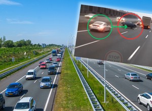 Zaskoczony kierowca Audi trafił w newralgiczne miejsce Fiata [WIDEO]