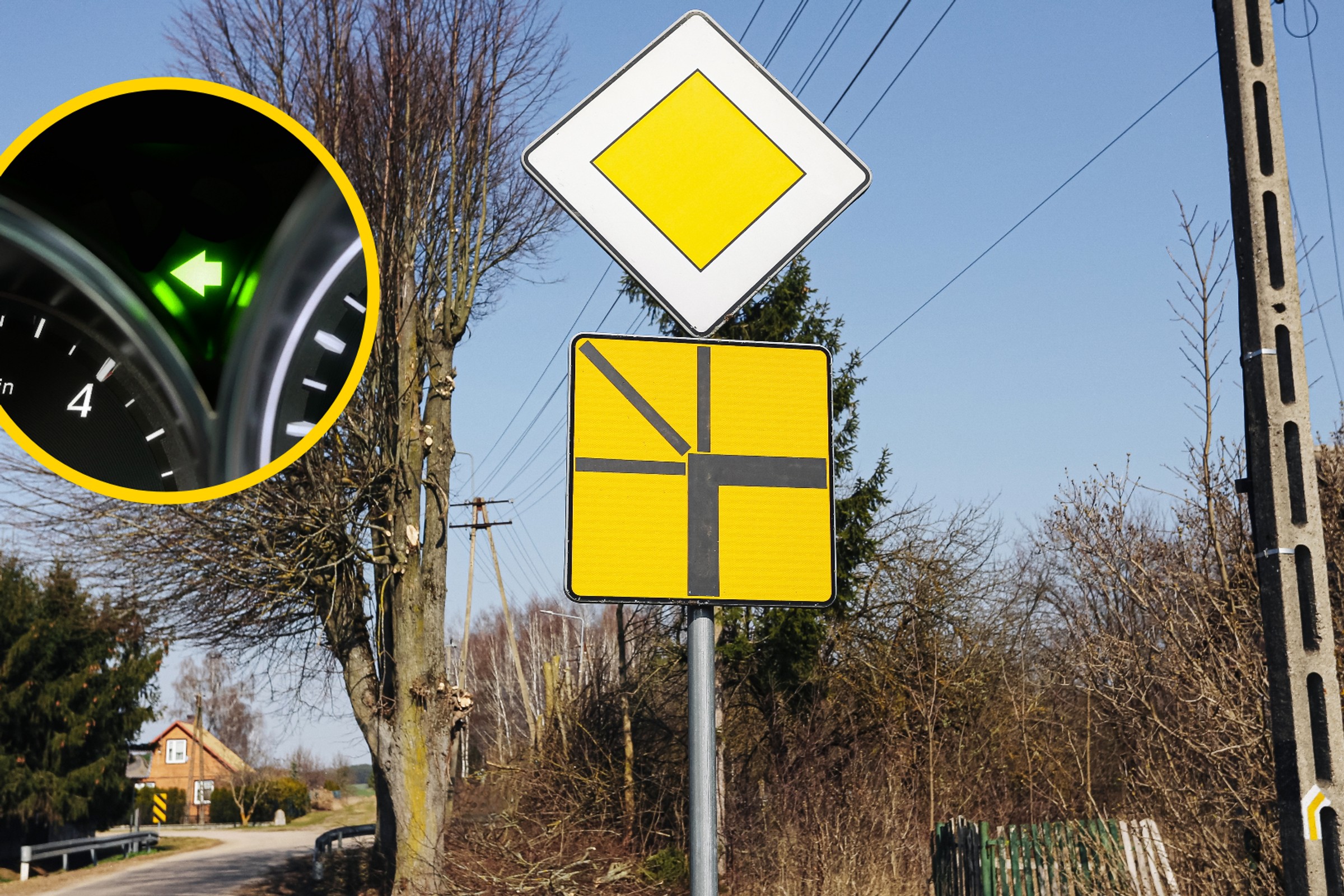 Kiedy włączyć kierunkowskaz na skrzyżowaniu z łamanym pierwszeństwem? Wyjaśniamy najczęstsze wątpliwości
