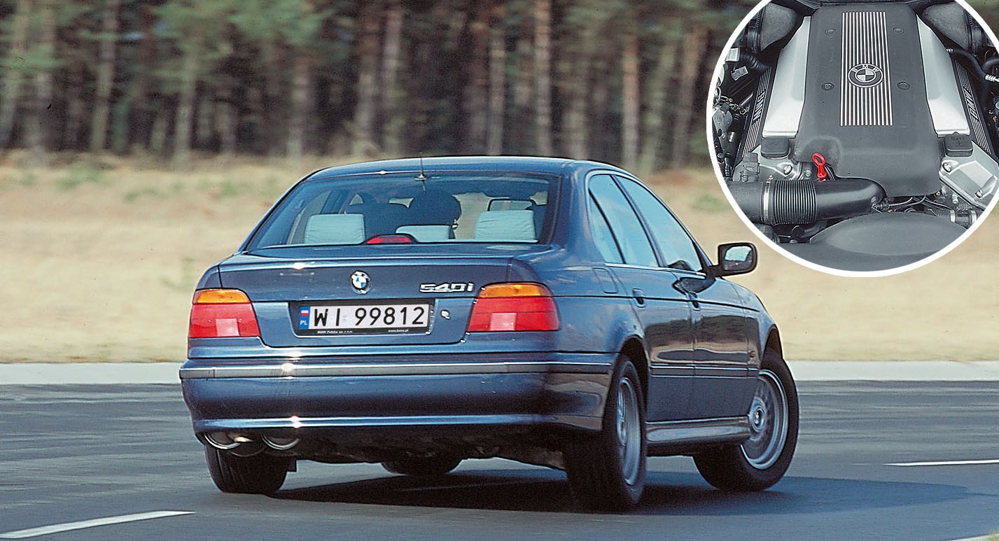 BMW 540i E39: absolutnie wzorowa precyzja prowadzenia. Napęd na tylne koła.