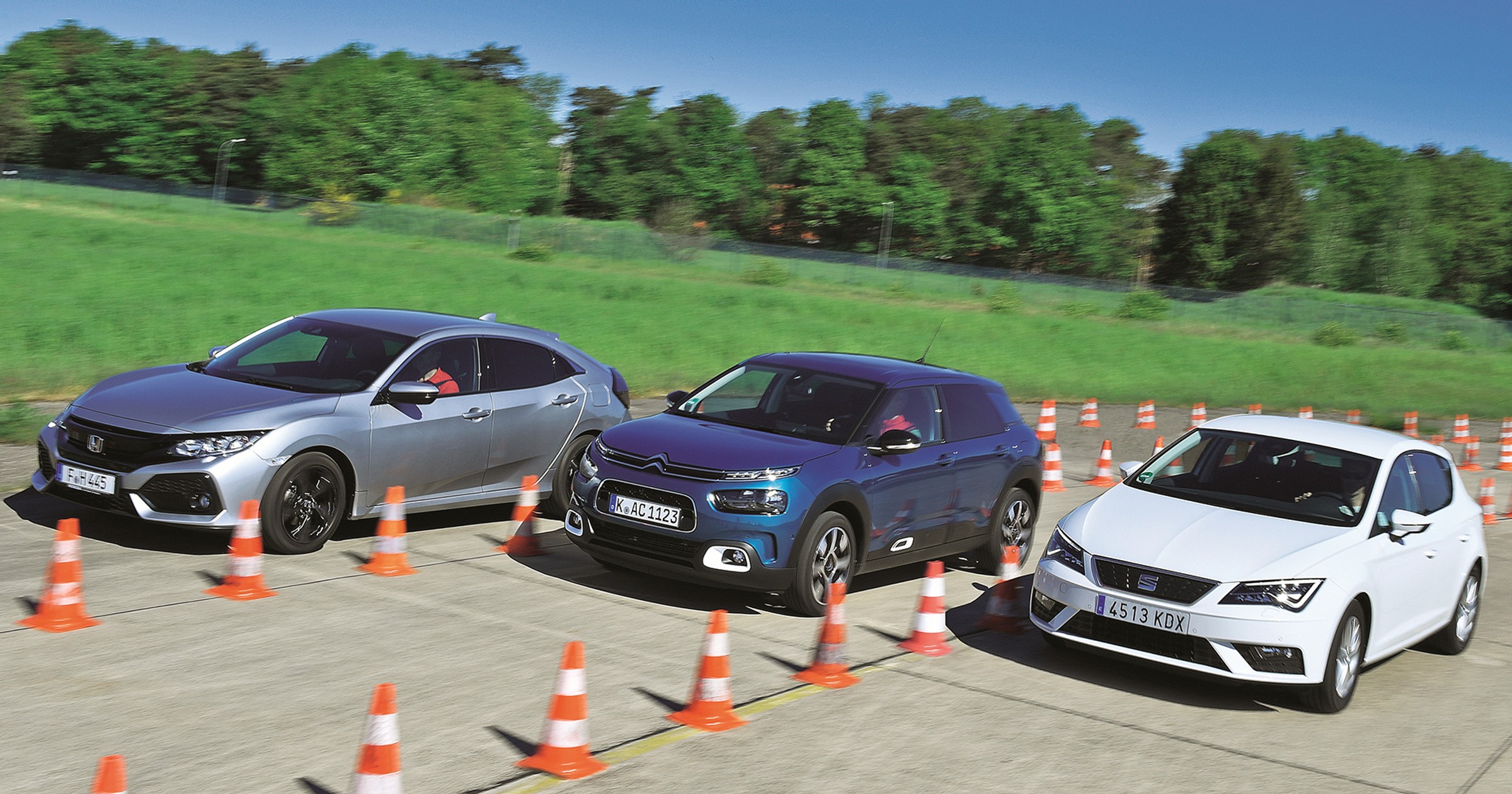 Honda Civic kontraCitroen C4 Cactus i Seat Leon - trzy pomysły na kompaktowe auto