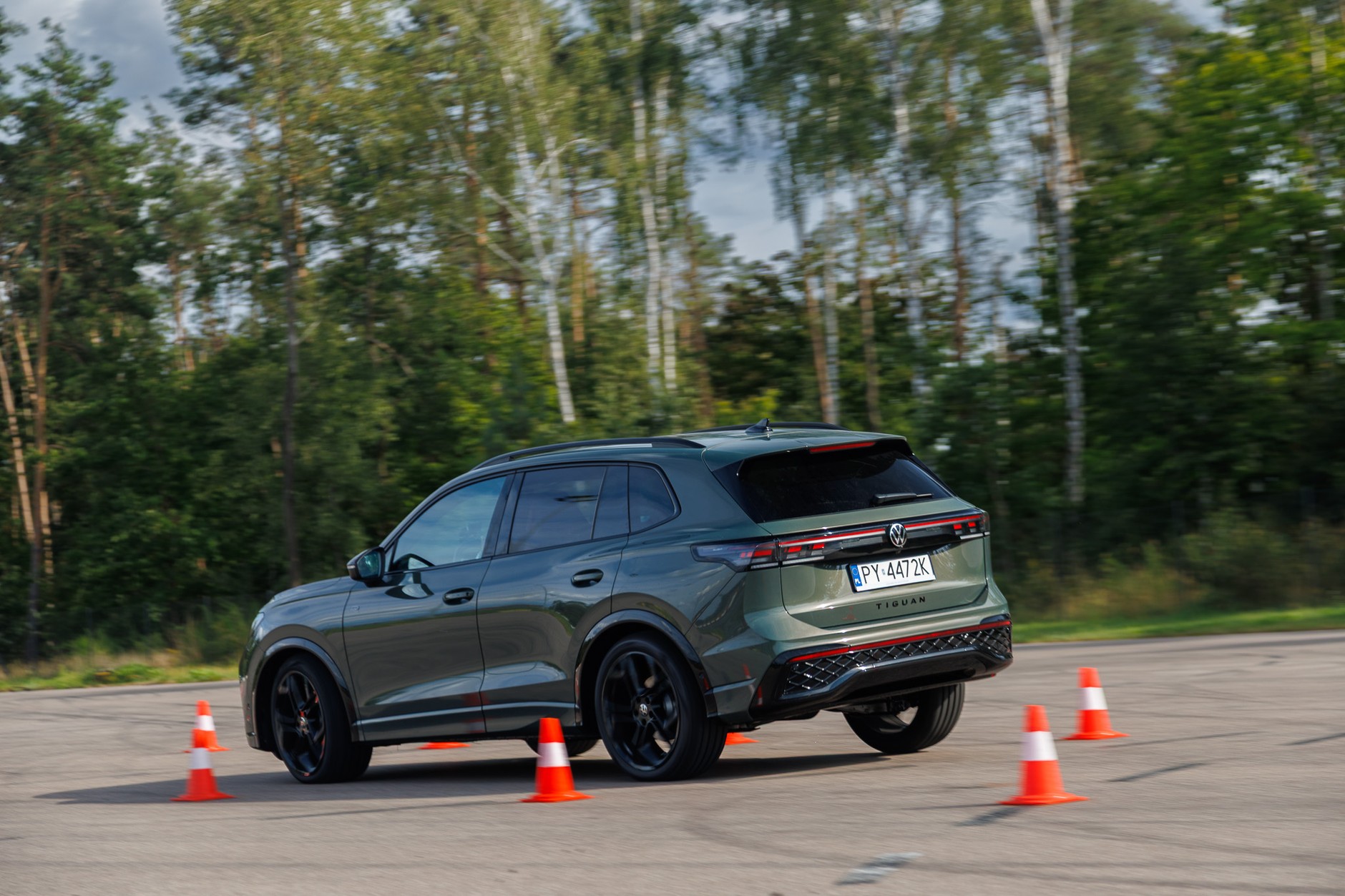 Volkswagen Tiguan to drugie auto, którym podjęto próbę zaliczenia testu łosia przy prędkości 80 km na godz.