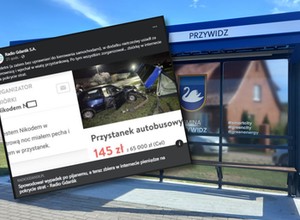 Pijany 16-latek wjechał w przystanek. Zbierał na pokrycie szkód, które sam spowodował