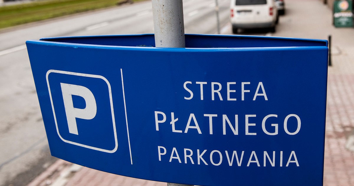 Strefa płatnego parkowania w Warszawie