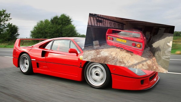 YouTuber pojechał na poszukiwanie porzuconych samochodów przypominających Ferrari F40, które znalazł w Google Maps