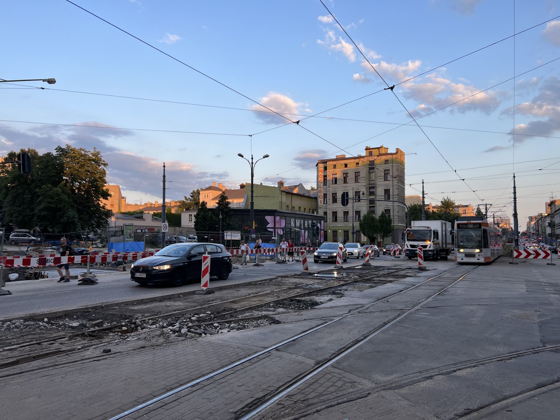 Skrzyżowanie Zachodniej z Legionów