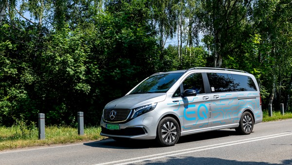 Mercedes EQV - elektrycznego vana można wypróbować na Helu
