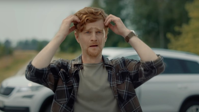 Klatka z (nie)nowego spotu KRBRD