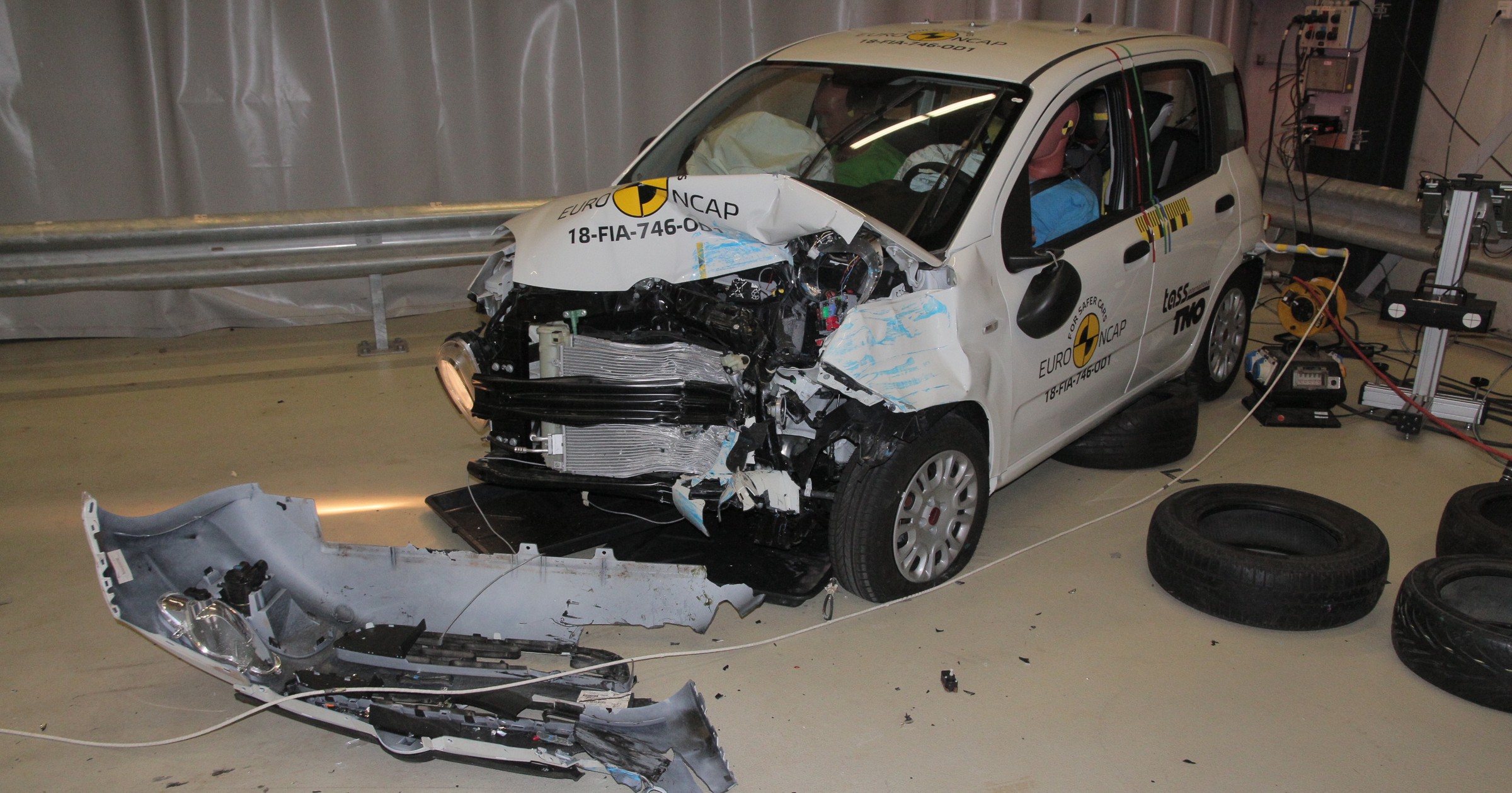 Crash-test Fiata Pandy