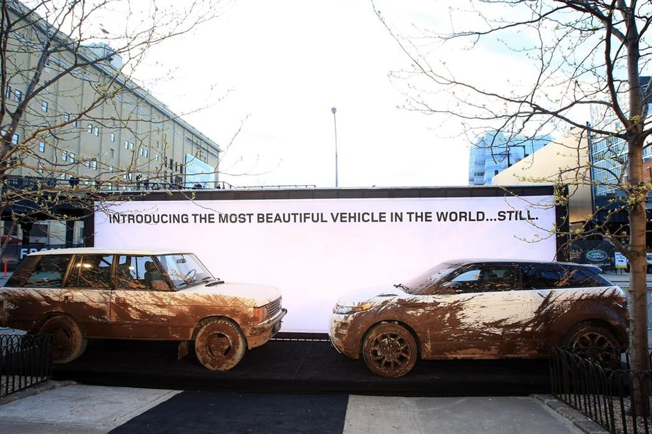 Land Rover na targach w USA