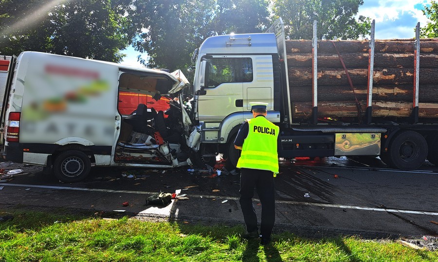 Tragiczny wypadek na DK22
